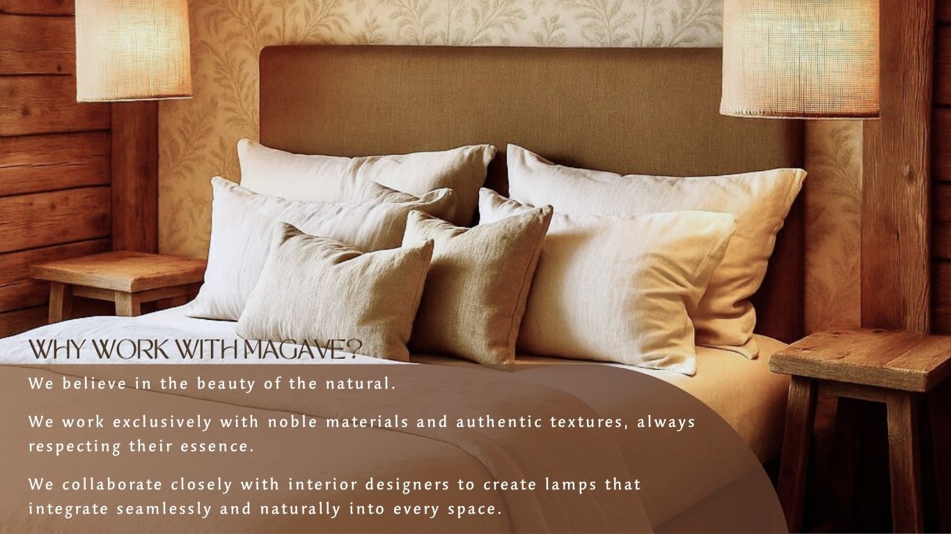 Magave lighting design · bespoke handmade lamps for interior projects